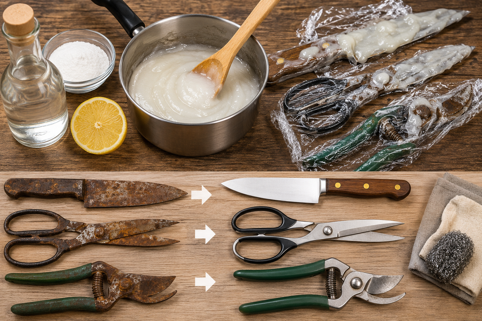 Gel casero para eliminar óxido: receta sencilla con 2 ingredientes para limpiar superficies metálicas.