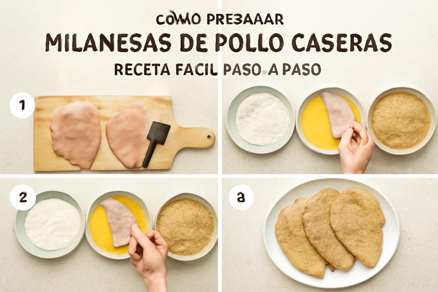 Cómo preparar milanesas de pollo caseras: receta fácil paso a paso