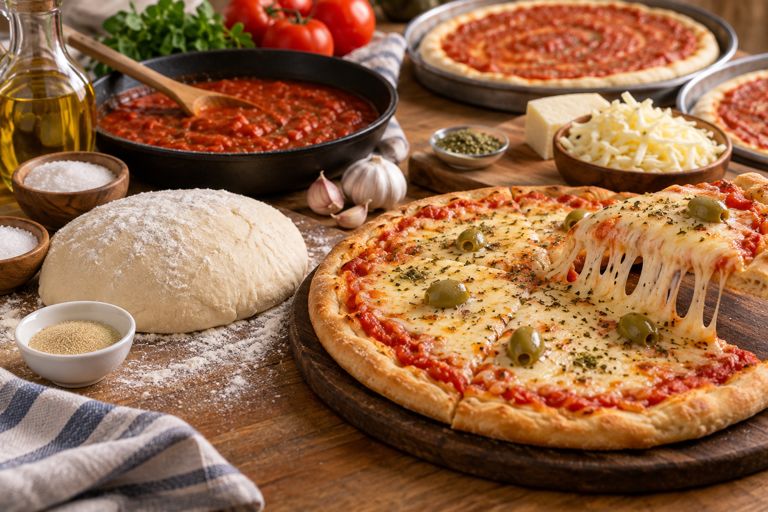 El truco de la masa de pizza casera que enseña un maestro pizzero y pocos lo conocen