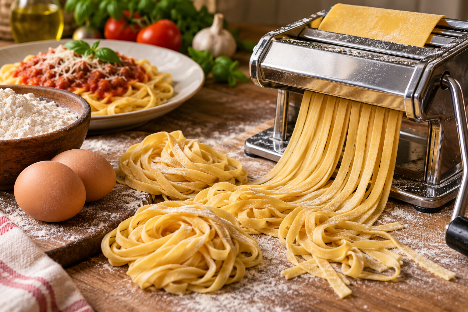 Cómo Hacer Fideos Caseros con Máquina (Paso a Paso y el Secreto de la Abuela)