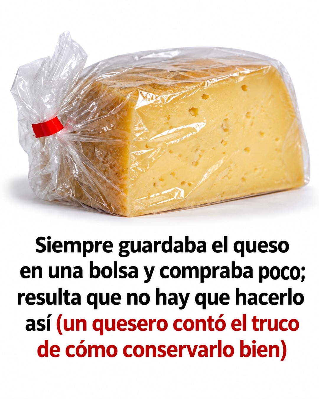 Cómo guardar bien el queso: el truco de los queseros para que dure más